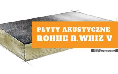 Płyta akustyczna z wełny mineralnej pokryta welonem Rohhe r.Whiz V